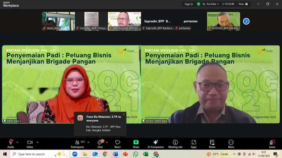 Dorong Swasembada Pangan, UPT Pelatihan Kementan Perkenalkan Teknologi Persemaian Kering