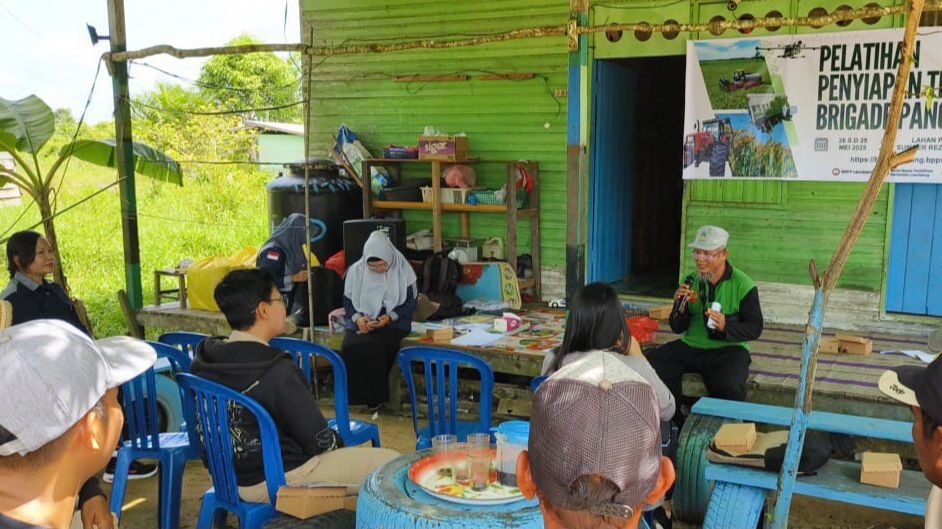 Tingkatkan Produksi Beras Nasional, UPT Pelatihan Kementan Latih Brigade Pangan Budidaya Padi Rawa