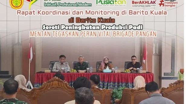 BPPSDMP Gelar Rapat Koordinasi di Barito Kuala, Soroti Peningkatan Produksi Padi