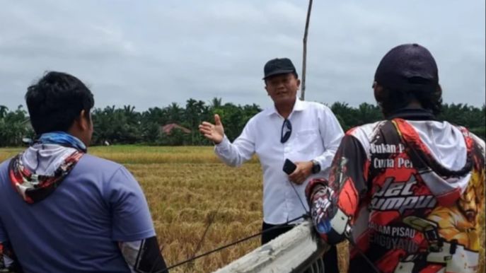 Kepala Bapeltan Jambi Tinjau Aktivitas BP Pudak Lentera Millennial Jelang Panen Raya