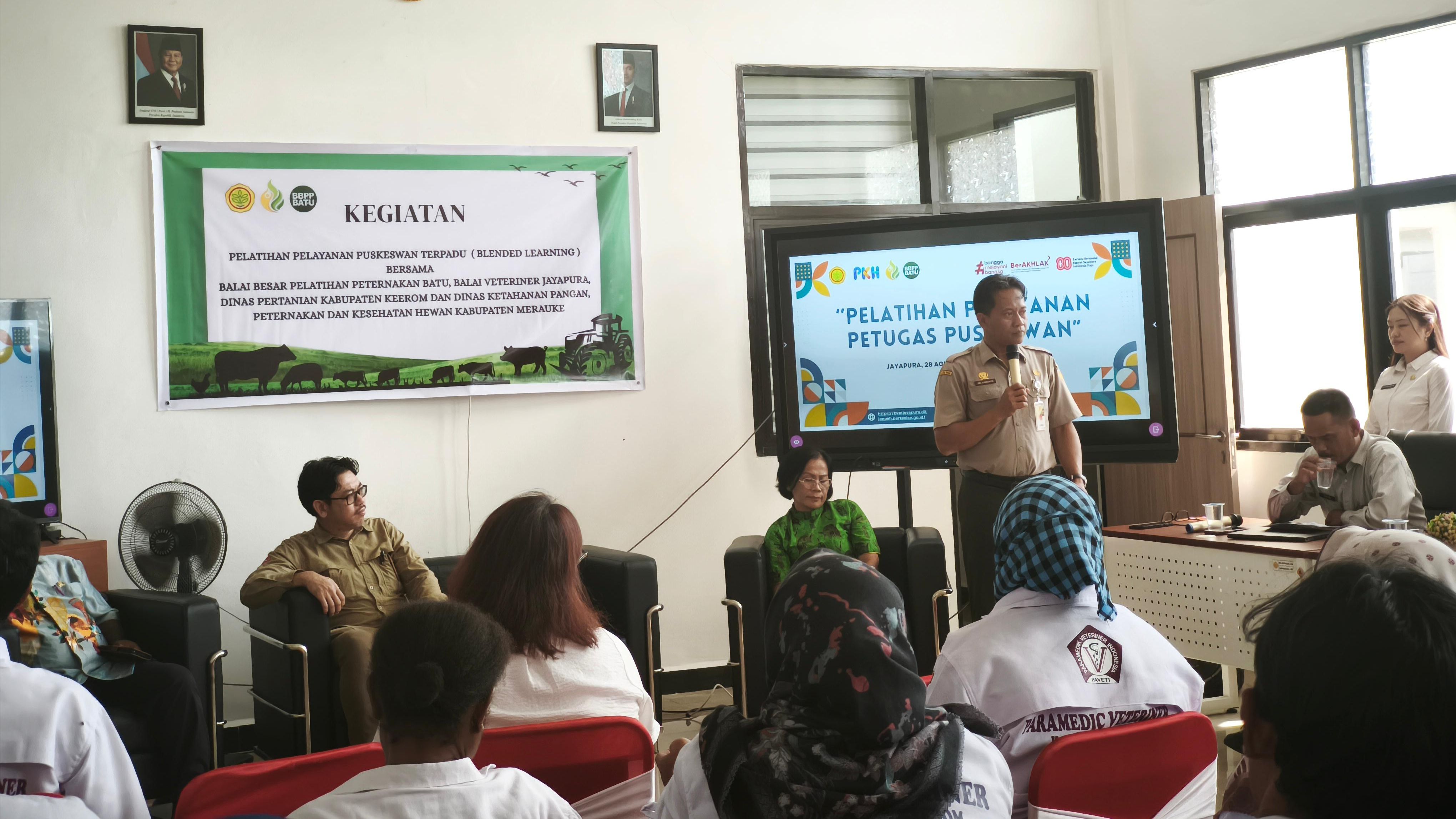 UPT Pelatihan Kementan Perkuat Peran Puskeswan sebagai Garda Terdepan Kesehatan Hewan di Papua
