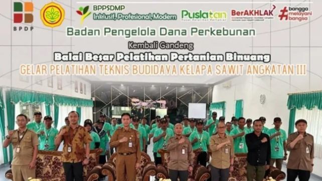 BPDP Gandeng BBPP Binuang Gelar Pelatihan Teknis Budidayaa Kelapa Sawit Angkatan III