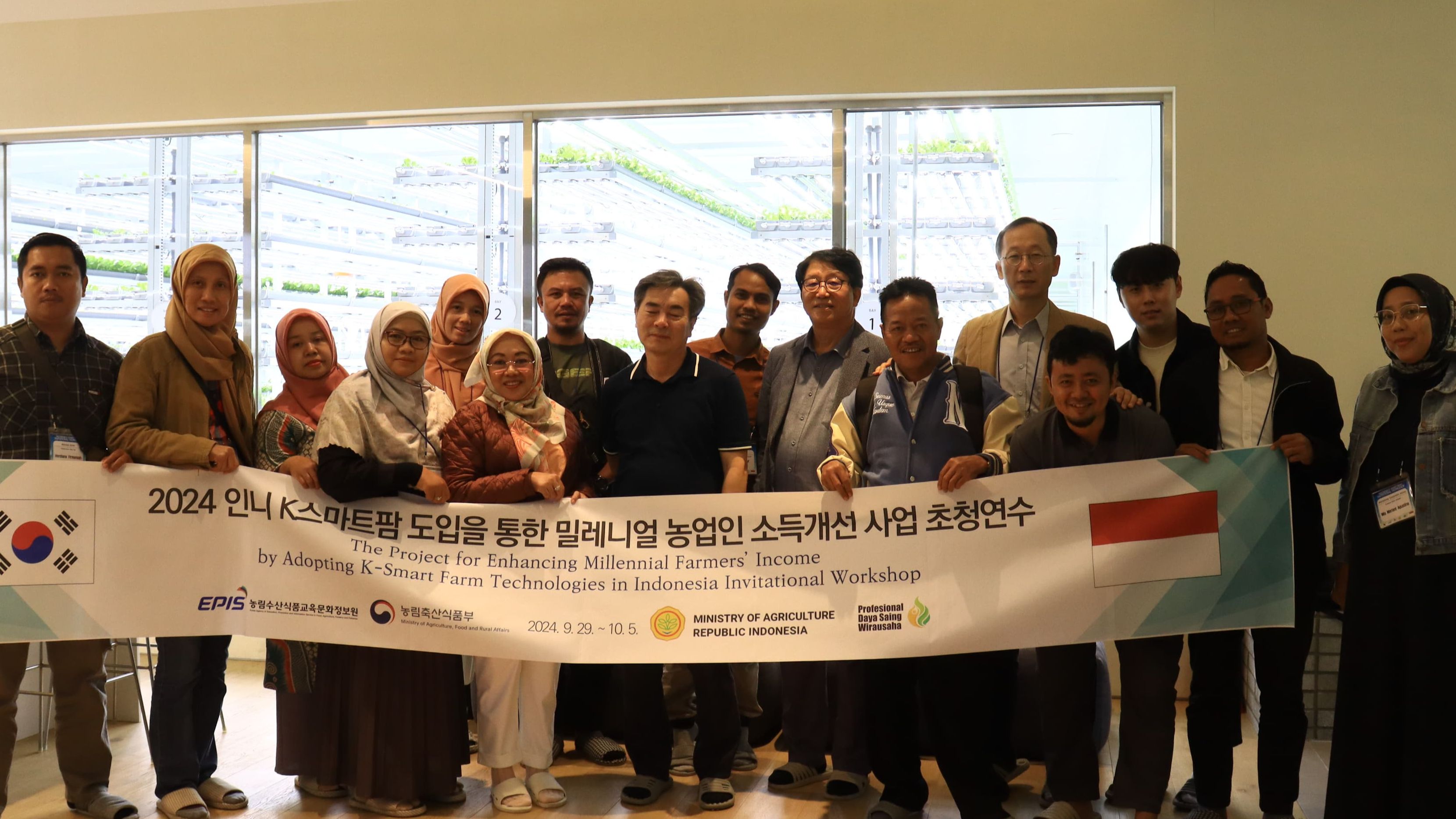 EPIS Tempatkan Petani Muda Binaan Kementan pada Sentra 'Smart Farming' di Korea